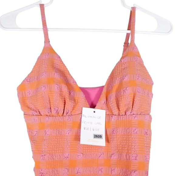 NWT Sample Andie Swim Women's Lanikai Candy Plaid Swimsuit XS Multicolor 2609 - Picture 5 of 13